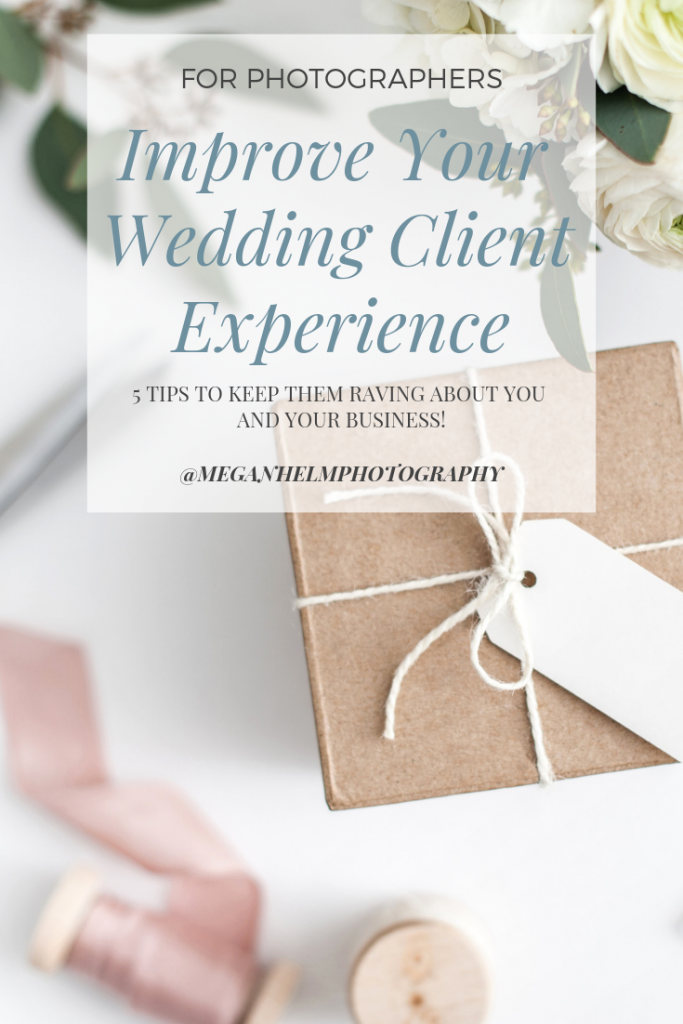 Improve Your Wedding Client Experience