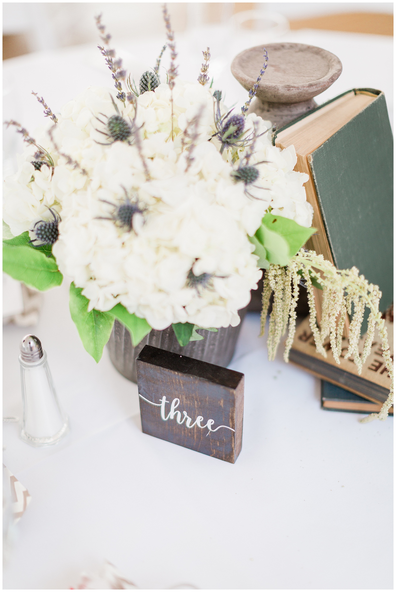 book and flower wedding centerpieces