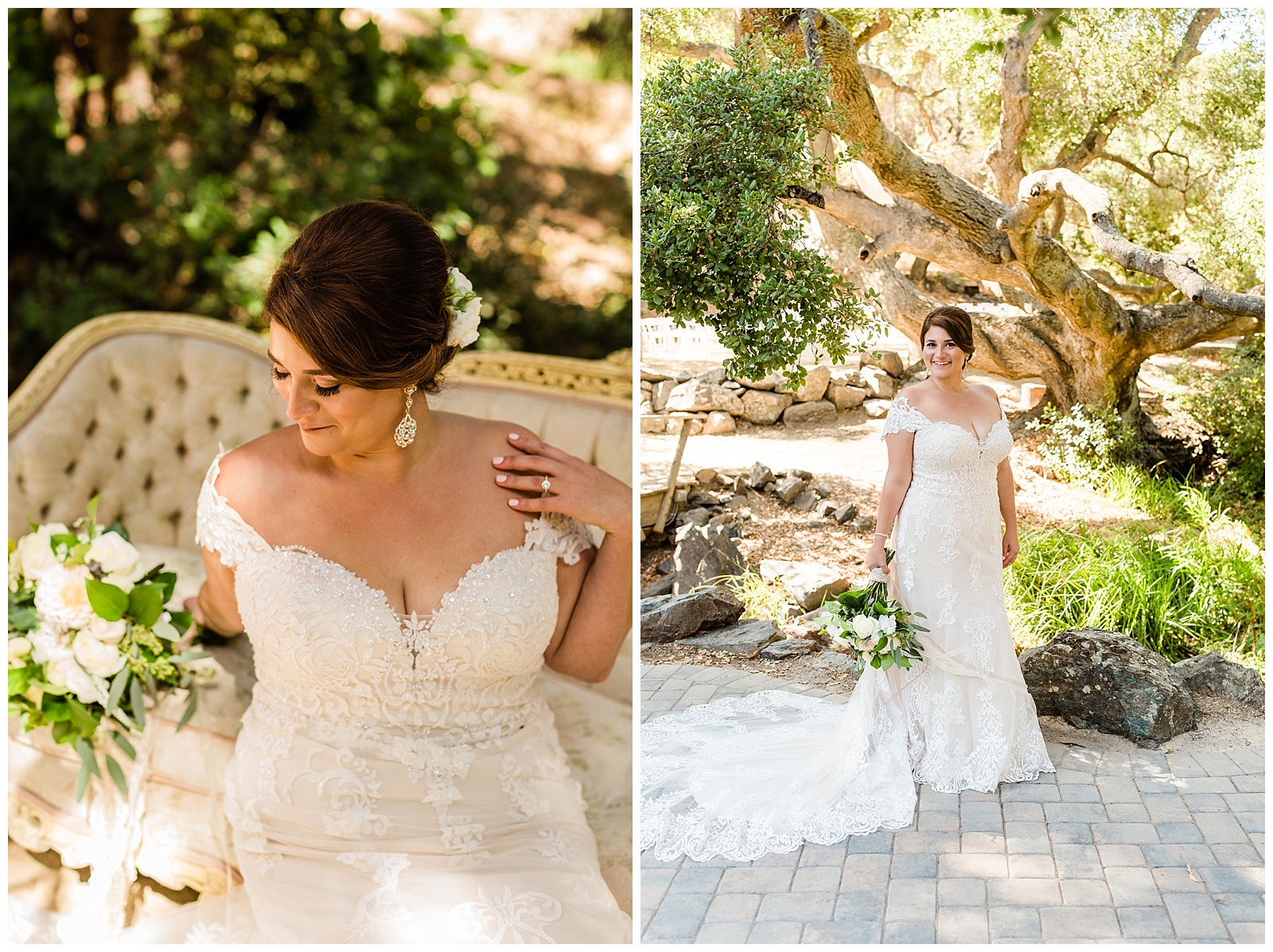 bridal portraits in a what up europe wedding dress