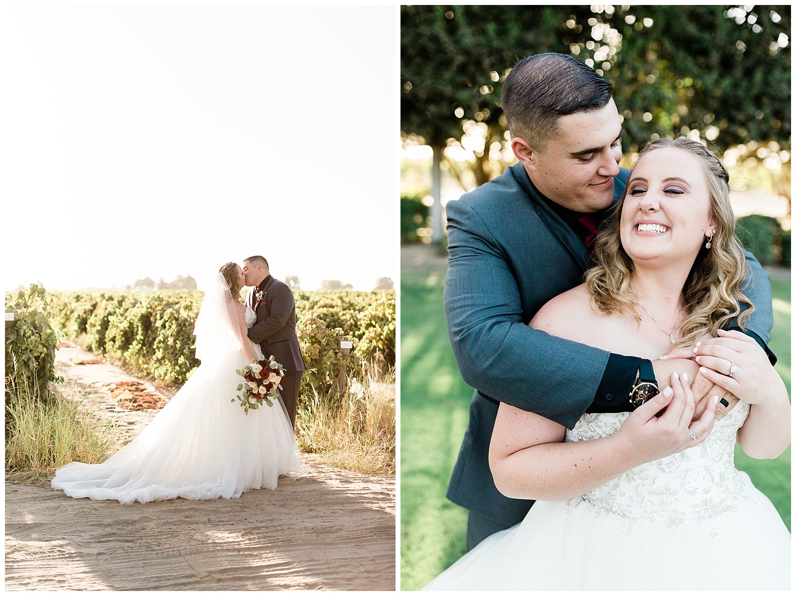 sweet moments between the bride and groom during their formal wedding photos