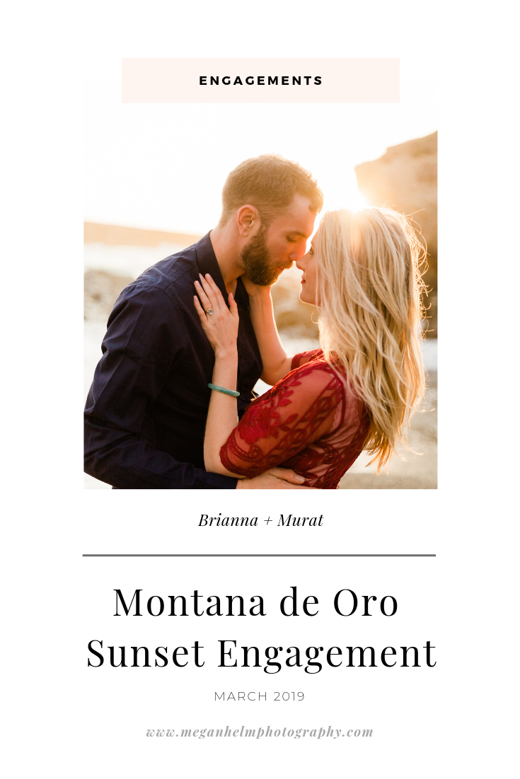 Montana de oro engagement session by Megan Helm Photography