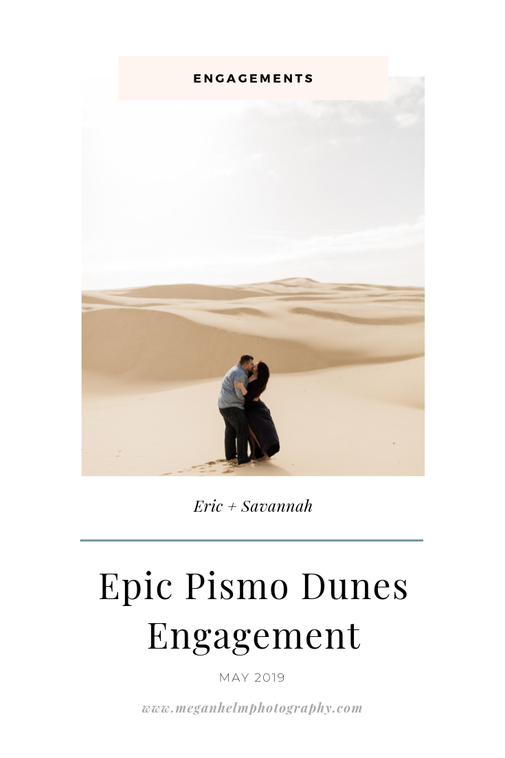Pismo Dunes Engagement Session Blog Cover
