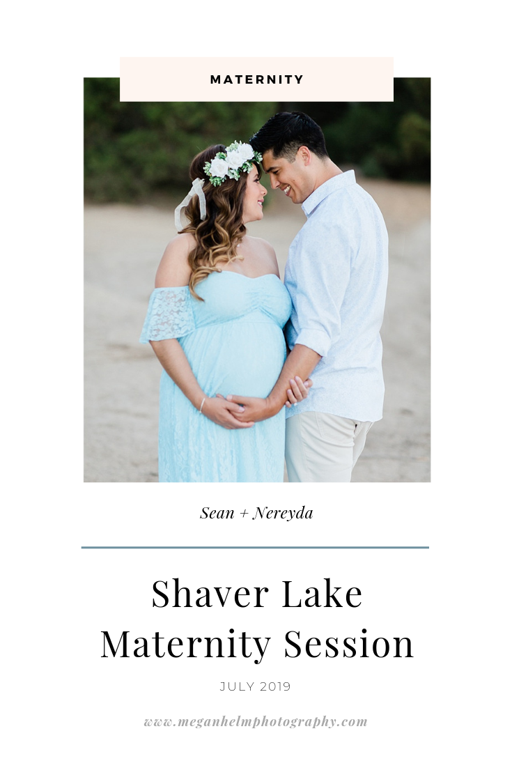 shaver lake maternity session blog cover @megghelm