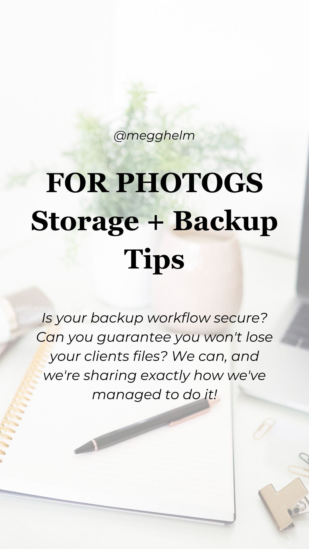 storage and backup tips for photographers