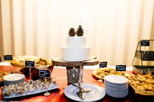 christmas wedding cake by bella rose bakery and cafe
