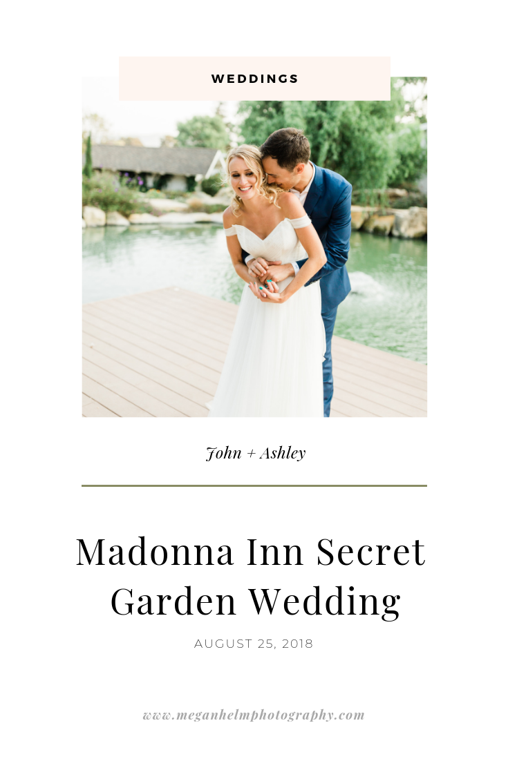 Madonna Inn Secret Garden Wedding