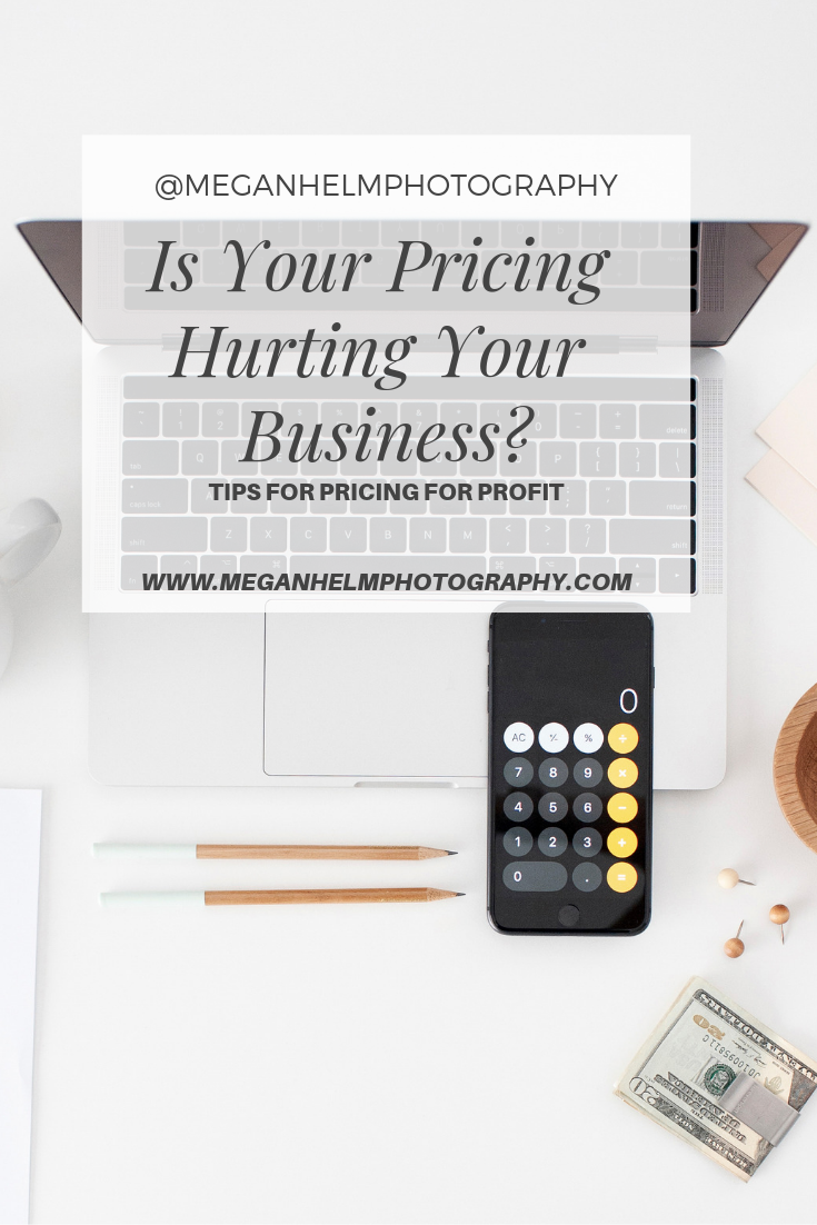 is your pricing hurting your business @meganhelmphotography