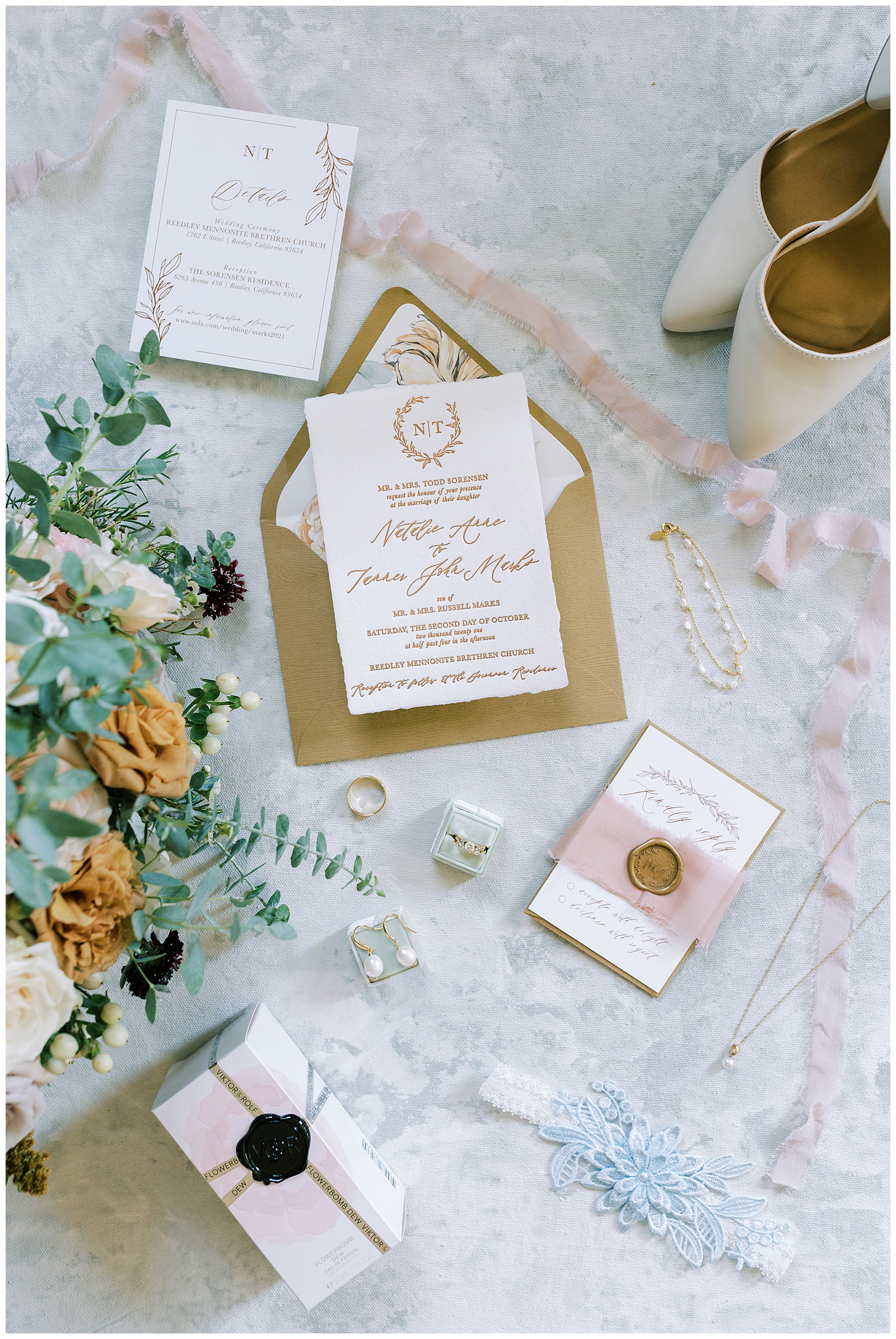 letterpress wedding invitation suite white and gold paper farm press jrd art shop styling mat mrs box ring box