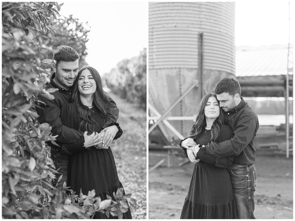 black and white dutton ranch inspired engagement photos